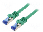Patch cord | S/FTP | Cat: 6a | RJ45 plug,both sides | stranded | Cu | 15m