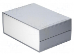 Enclosure: with panel | X: 260mm | Y: 180mm | Z: 105mm | ABS | dark grey