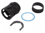 Straight terminal connector | Thread: metric,outside | PMAFIX VNV