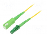 Fiber patch cord | OS2 | LC/APC,SC/APC | 1m | 9/125um | LSZH | green