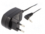 Power supply: switching | mains,plug-in | 12VDC | 0.3A | 3.6W | 75.6%