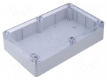 Enclosure: multipurpose | X: 146mm | Y: 222mm | Z: 55mm | polycarbonate