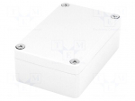 Enclosure: multipurpose | X: 64mm | Y: 98mm | Z: 34mm | aluminium | IP67