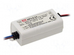 Power supply: switching | LED | 7W | 5VDC | 1.4A | 90&divide;264VAC | 127&divide;370VDC