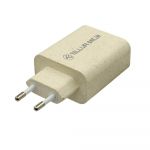 Tellur Green 38W dual port charger Type-C PD20W + USB QC3.0, cream