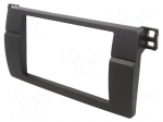 Radio frame | BMW | 2 DIN | black