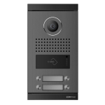 DRC-2ML/RF1 ~ 2 abonentu analogā video domofona ieejas panelis ar Mifare nolasītāju zemapmetuma 82&deg; Сommax