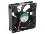 Fan: DC | axial | 12VDC | 92x92x25mm | 127.4m3/h | 46.1dBA | ball | 4500rpm