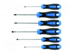 Screwdriver: universal-set | Phillips,slot | Features: magnetic