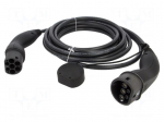 EMobility: cable | 1x0.5mm2,3x6mm2 | 250VAC | 7.4kW | IP55 | 7m | 32A