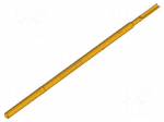 Test probe socket | gold-plated | KS-550 | L: 31.6mm | test needles