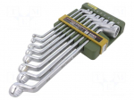 Wrench-set | box,bent | SlimLine | 8pcs.