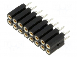 Connector: pin strips | socket | female | PIN: 16 | THT | 3A | 150V | BL 6