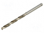 Drill bit | for metal | &Oslash;: 4.8mm | high speed steel | 2pcs | blister