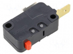 Microswitch SNAP ACTION | 16A/250VAC | without lever | SPST-NC