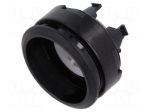 Button holder | 22mm | 84 | &Oslash;22.5mm | IP40 | Face dim: &Oslash;25mm | Body: black