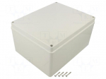 Enclosure: multipurpose | X: 198mm | Y: 248mm | Z: 134mm | SCABOX | grey