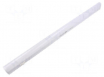 LED lamp | for indoor use | IP20 | white | 538x22.8x36mm