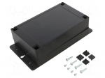 Enclosure: multipurpose | X: 106mm | Y: 208mm | Z: 56mm | ABS | black