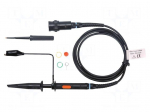 Probe: for oscilloscope | passive | 300MHz | Uin max: 600V | BNC plug