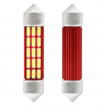Autolambid, Mootorratta ja traktori valgustid // Auto LED-pirnid ja komplektid // Żar&oacute;wki led canbus 4014 20smd festoon c5w c10w c3w 41mm white 12v 24v amio-01634
