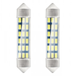 Autolambid, Mootorratta ja traktori valgustid // Auto LED-pirnid ja komplektid // Żar&oacute;wki led standard 3014 18smd festoon c5w c10w c3w 41mm white 12v amio-01092
