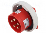 Connector: AC supply 3-phase | socket | male | 32A | 400VAC | IEC 60309