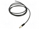 Cable: for sensors/automation | PIN: 3 | shielded,with leads | 2m