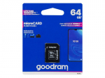 V&auml;lised salvestusseadmed // USB m&auml;lupulgad // 66-226# Karta microsdxc 64gb+adapter sd cl10goodram uhs-i