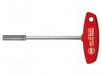 Screwdriver handle | Holder: C6,3mm,magnetic | 1/4" | 150mm
