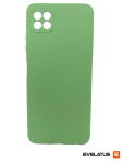 Back panel cover Evelatus Samsung Galaxy A22 5G Premium Soft Touch Silicone Case Green