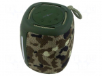 Speaker | camo | microSD,USB A | 85Hz&divide;20kHz | 10m | Bluetooth: 5.1 | 4h