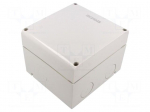 Enclosure: junction box | X: 136mm | Y: 150mm | Z: 105mm | IP66