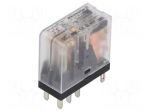 Relay: electromagnetic | DPDT | Ucoil: 12VDC | Icontacts max: 5A | DRI