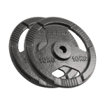 Spordiks ja aktiivseks puhkuseks // Spordikaubad ja varustus // Obciążenie żeliwne zestaw 2x10kg, otw&oacute;r 31mm, talerz z uchwytami, REBEL ACTIVE