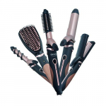 Hairdryer brush Camry  Hair Styler CR 2024 1200 W, Black/Rose gold