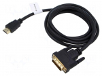 Cable | DVI-D (24+1) plug,HDMI plug | dual link,High Speed | 1.8m