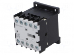 Contactor: 4-pole | NO x3 + NO | 24VAC | 9A | for DIN rail mounting