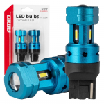 Autolambid, Mootorratta ja traktori valgustid // Autolambid, Mootorratta ja traktori valgustid // Żar&oacute;wki led canbus t20 7440 w21w 4smd 1860 white 12v 24v amio-04254