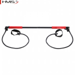 HMS DC30 Multifunctional Pitates & Fitness Streech Workout Stick Bar with handle rubbers Black