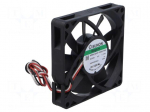 Fan: DC | axial | 24VDC | 80x80x15mm | 26.5dBA | Vapo | Out: R type