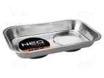 Container: bowl with magnet | stainless steel | 245x145mm