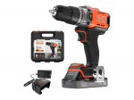 BLACK & DECKER | Cordless Drill Driver | BCD383D1XK-QW | 18 V | 2.0 Ah | Lithium