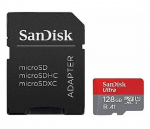 Memory cards SANDISK BY WESTERN DIGITAL  MEMORY MICRO SDXC 128GB UHS-I/SDSQUAB-128G-GN6IA SANDISK