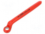 Wrench: ring | insulated,single sided,bent | 16mm | L: 190mm