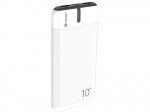 Tracer 47515 EnerGo 10000mAh Power Bank white/black