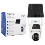 PNI IP794 video surveillance camera with Wi-Fi, PTZ, dual lens 2MP + 2MP, 5.5W solar panel, 8000mAh block battery