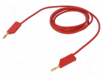 Test lead | 60VDC | 30VAC | 32A | Len: 2m | red | Cond.cross sec: 2.5mm2