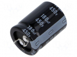 Capacitor: electrolytic | SNAP-IN | 180uF | 450VDC | &Oslash;25x35mm | &plusmn;20%