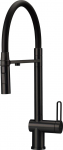 Kitchen faucet with filter connection & flex spout